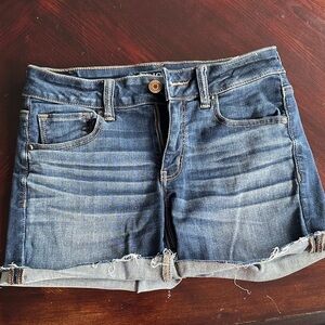 American Eagle Outfitters Dark Blue Jean Shorts